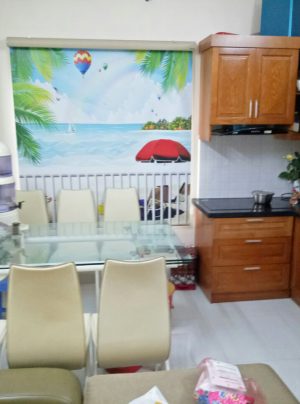 Rèm cuốn in tranh BH707
